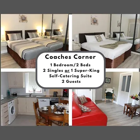 Апартаменты Coaches Corner - Accessible Self-catering Guest - 5 Minutes Drive From Town - Singles Or Super-king And Sofa Bed Каслблейни